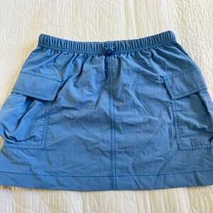 blue cargo skirt